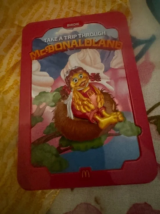2025 McDonald's The McDonaldLand Adult Happy Meal Tins!  New And Sealed “BIRDIE” - Picture 14 of 15